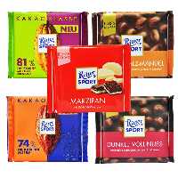 پک شکلات تلخ ( دارک ) پنج طعم ریتر اسپرت - ritter sport