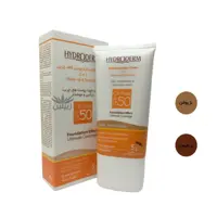کرم ضدآفتاب کرم پودری 2در1 با spf50 هیدرودرم (بژ  طبیعی)