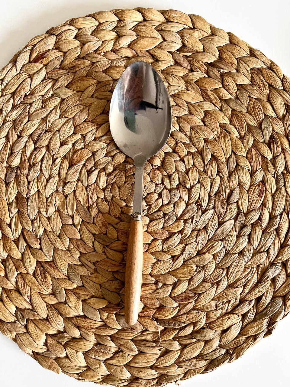 قاشق خورشت دسته چوبی