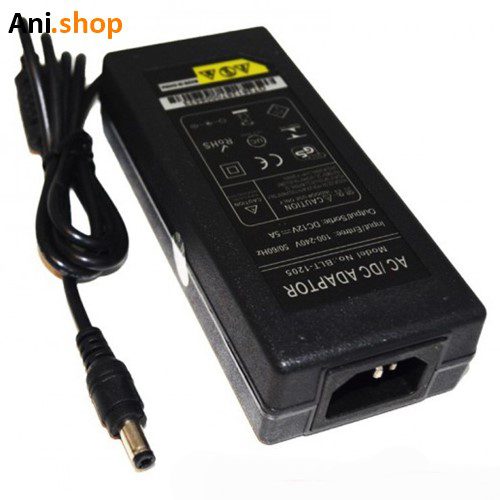 آداپتور سوزنی 12 ولت 5 آمپر 12V/5A کد 400