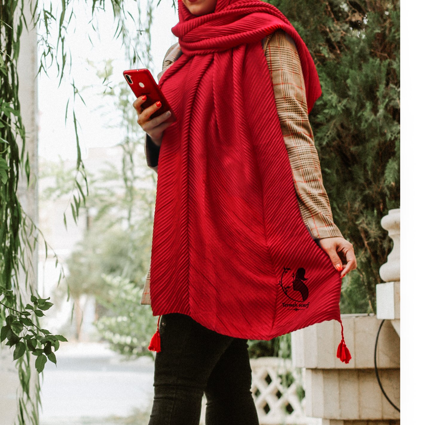 شال پاییز پلیسه