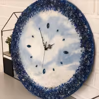 ساعت رزینی کریستالی