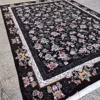 فرش مشکی جانان 9 متری فرش ماشینی قیمت مناسب