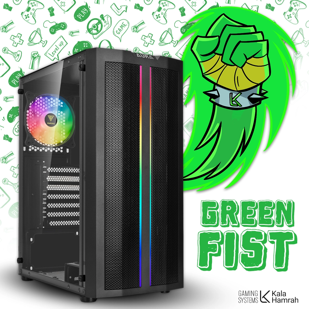 سیستم گیمینگ گرین فیست GREEN FIST 2024 V1