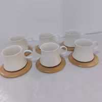 فنجون و نعلبکی چایخوری 6 نفره برند معتبر وگاتی