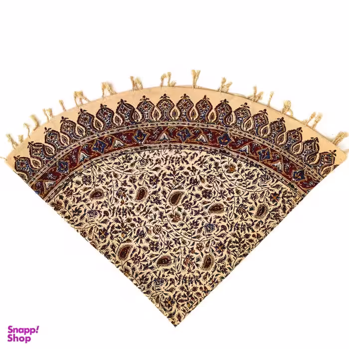 رومیزی قلمکار عطریان طرح درهم مدل G252