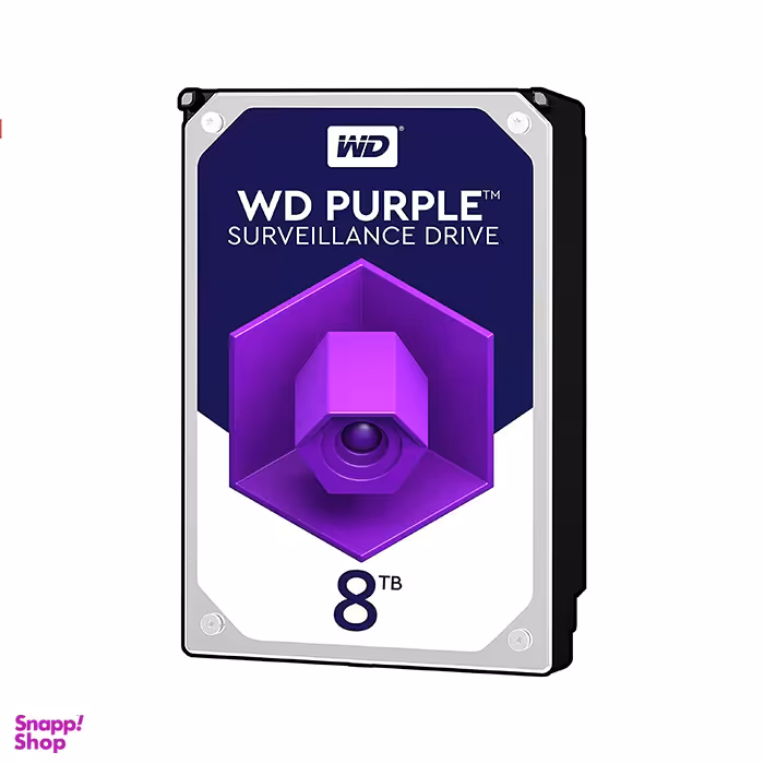 هارددیسک اینترنال وسترن دیجیتال (Western Digital) مدل Purple WD82PURZ ظرفیت 8 ترابایت