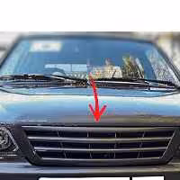 جلو پنجره طرح 2 خط کیا مناسب پراید 132 کد 0022 - مشکی