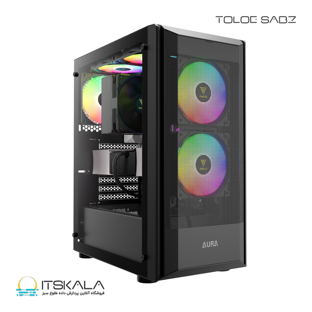 قیمت و خرید کیس گیم دیاس مدل AURA GC6 | ITSKALA