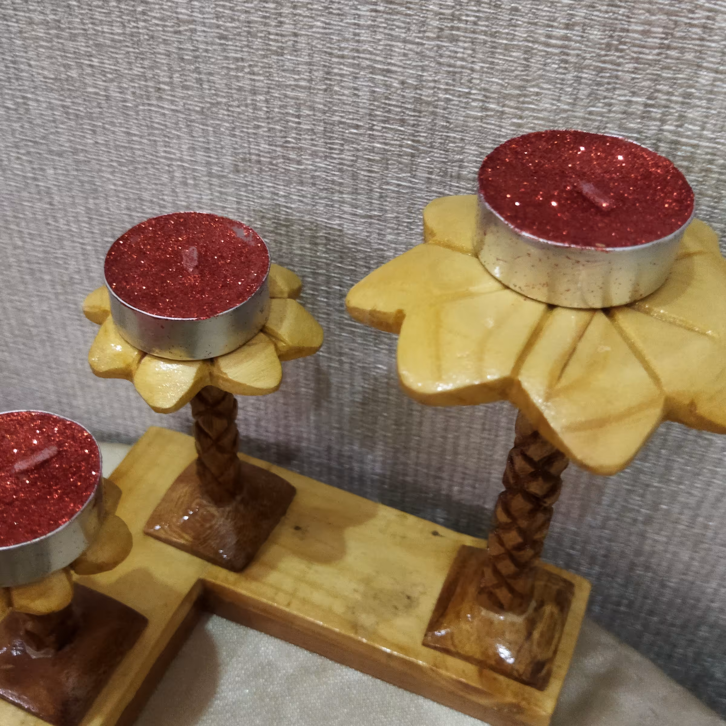 جا شعمی نغل  تمام چوب وزن 200 گرم ارتفاع14س عرض15س