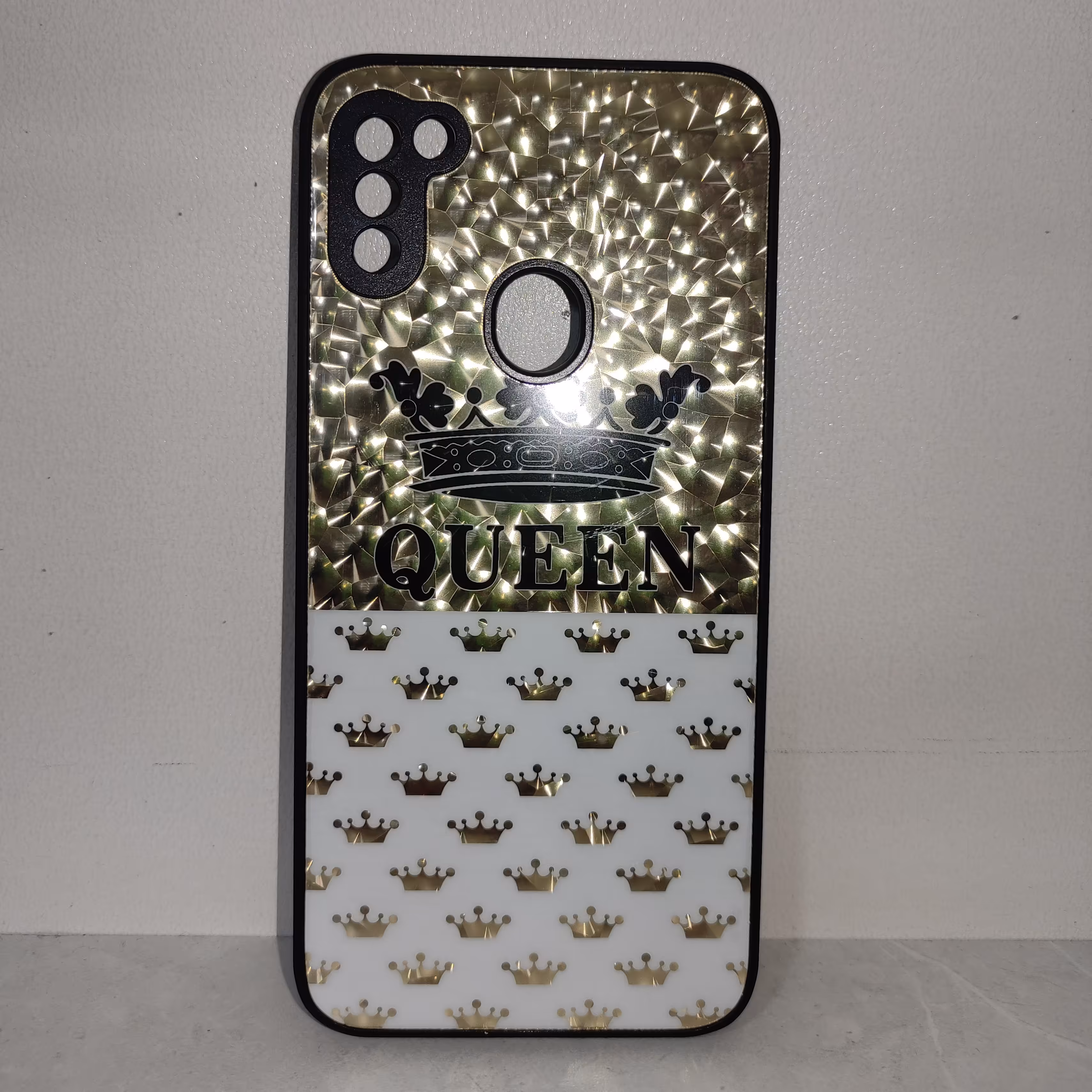 قاب گوشی سامسونگ a11 قاب طلایی فانتزی