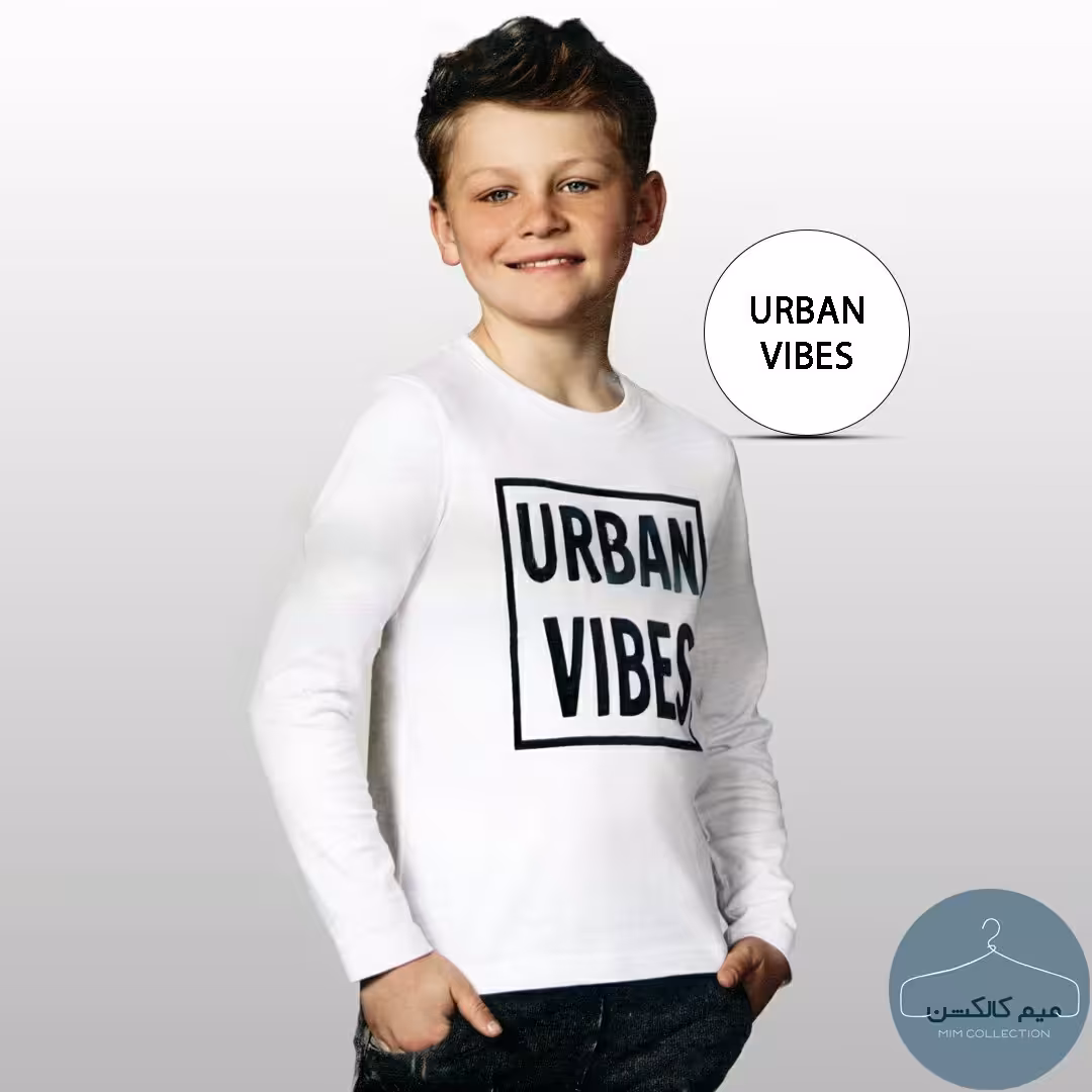 تیشرت سفید آستین بلند پسرانه پپرتس آلمان