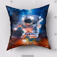 کوسن چاپی سه بعدی طرح فضانورد در کهکشان PK-5412