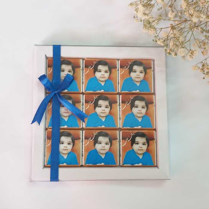 پک شکلات 9تایی با عکس اختصاصی