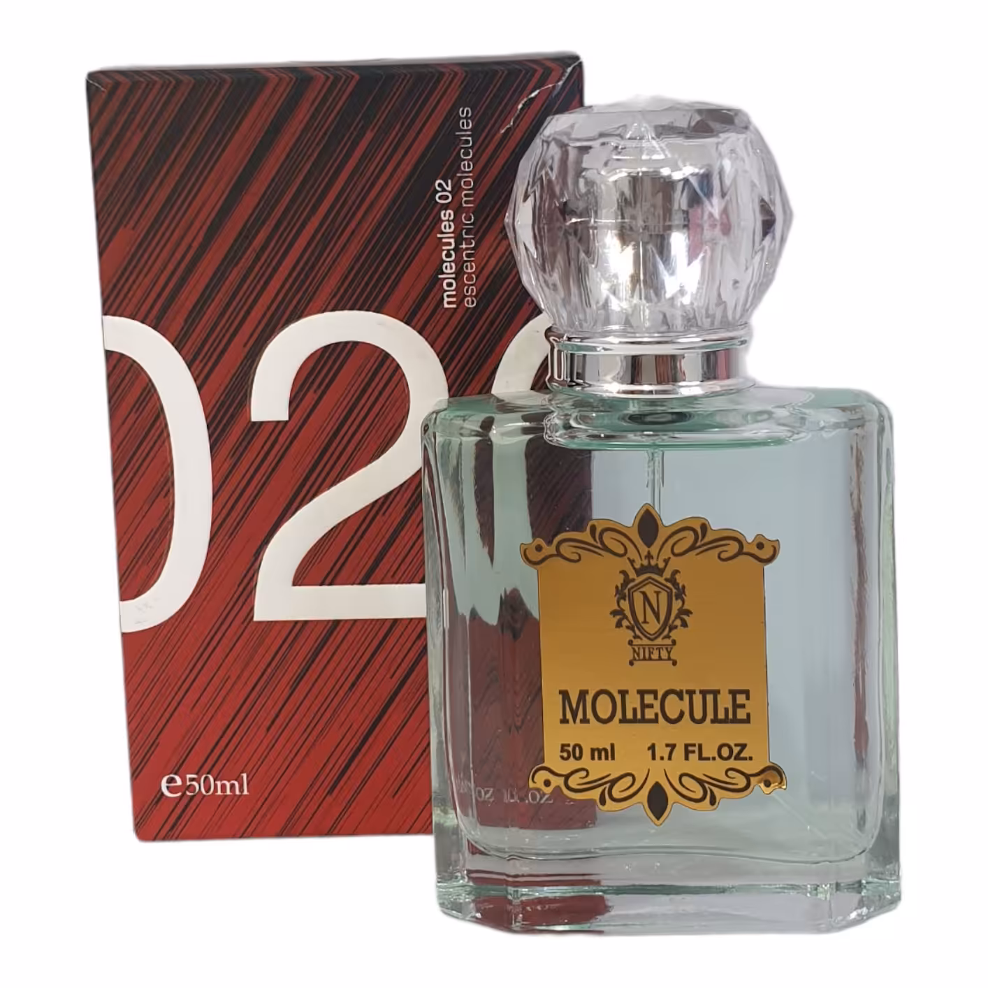 ادو پرفیوم مردانه نیفتی مدل اسنتریک مولکول02 حجم 50 میلی لیتر