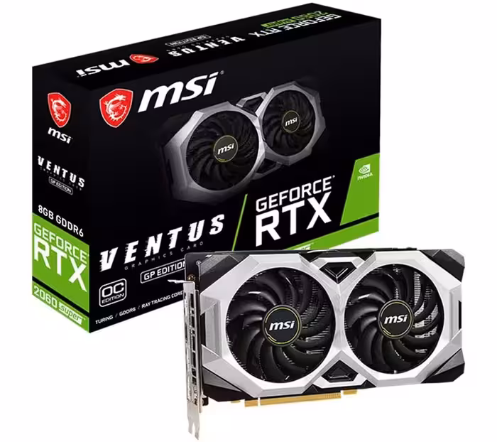 کارت گرافیک ام اس آی MSI Graphics Card RTX 2060 SUPER VENTUS OC 8GB