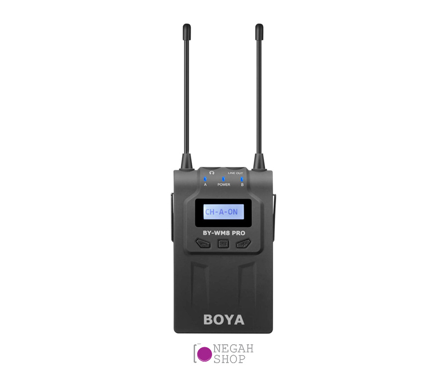 گیرنده بی سیم بویا Boya BY-RX8 Pro