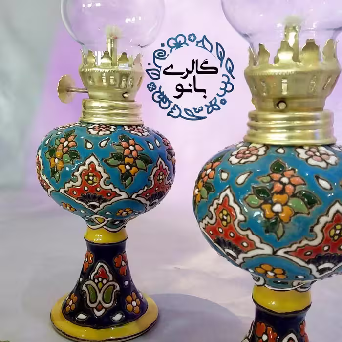 چراغ فانوس یا لامپا سایز کوچک میناکاری