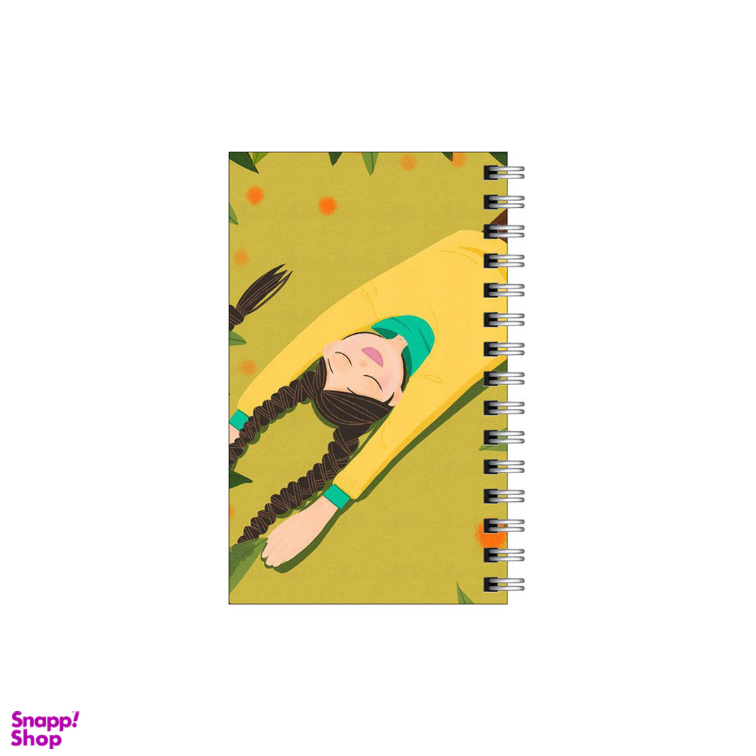 دفترچه یادداشت 60 برگ مدل to do list طرح ظهر تابستان و دختر موبافته کد 2603066
