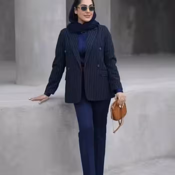 ست کت شلوارراه راه کتان دیپلمات