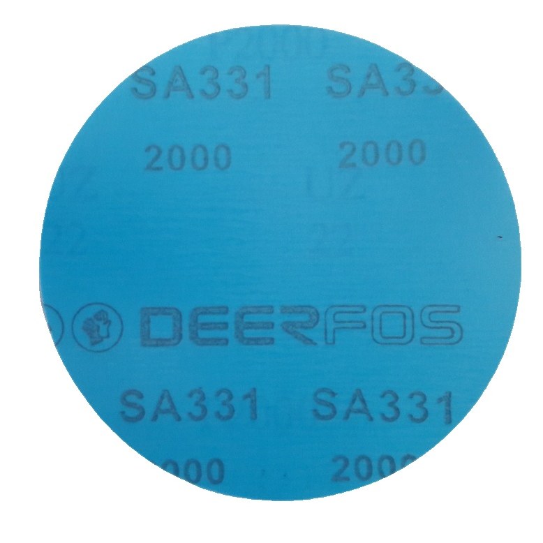 سنباده دیسکی پشت کرکی دیرفوس نمره P2000 سایز 15 سانتی متری بسته 10 عددی