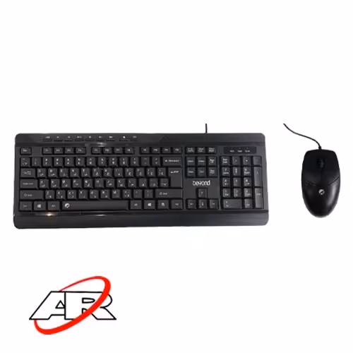 کیبورد و ماوس سیم دار بیاند مدل BMK-4455