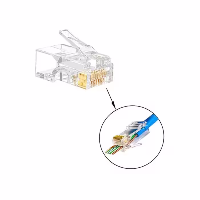 سوکت شبکه AMP OPEN END CAT6