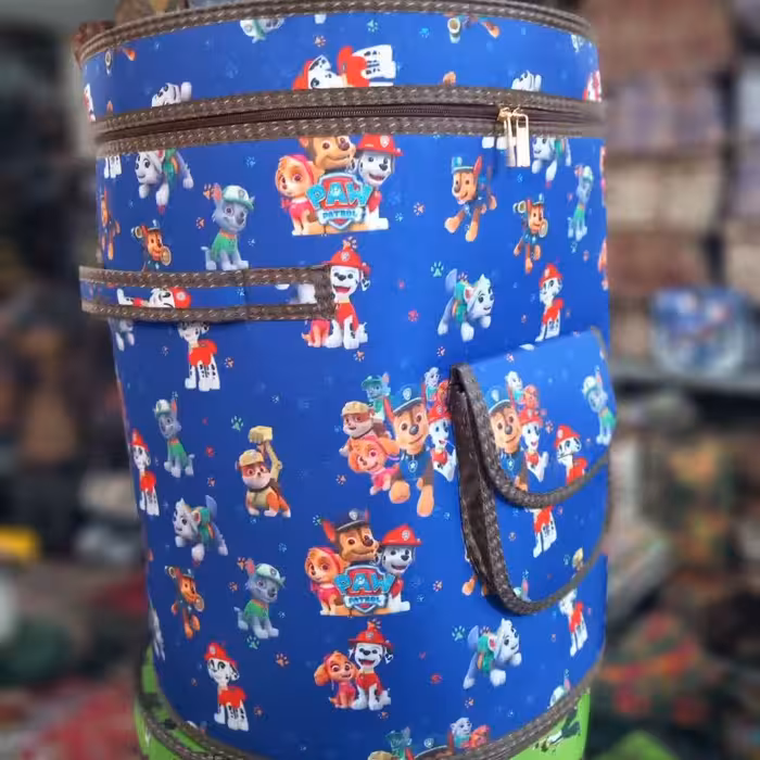 باکس اسباب بازی پارچه ای  بسیار جذاب و کاربردی (سایز متوسط )