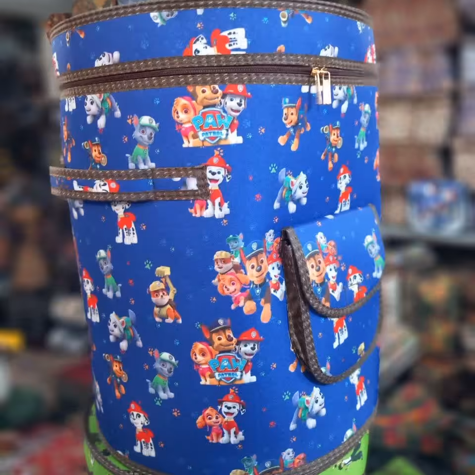 باکس اسباب بازی پارچه ای  بسیار جذاب و کاربردی (سایز متوسط )