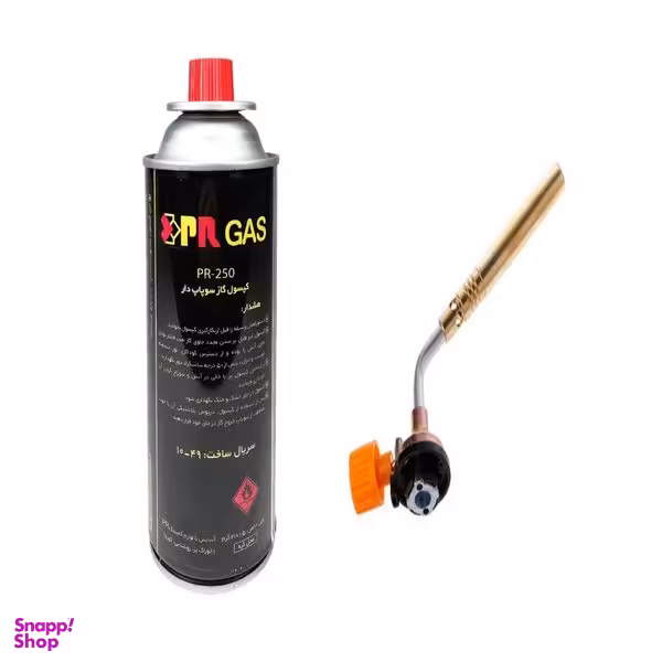 سرپیک شعله افکن پی آر مدل NS-02به همراه کپسول گاز