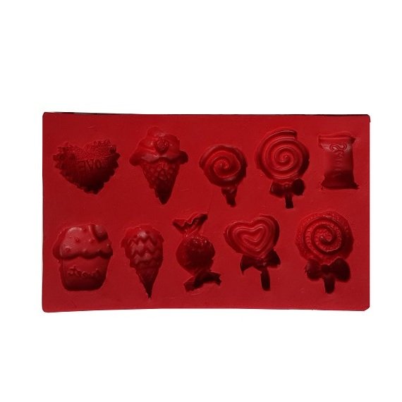 قالب فوندانت سورنا پارت مدل آبنبات شکلات و بستنی ریز




