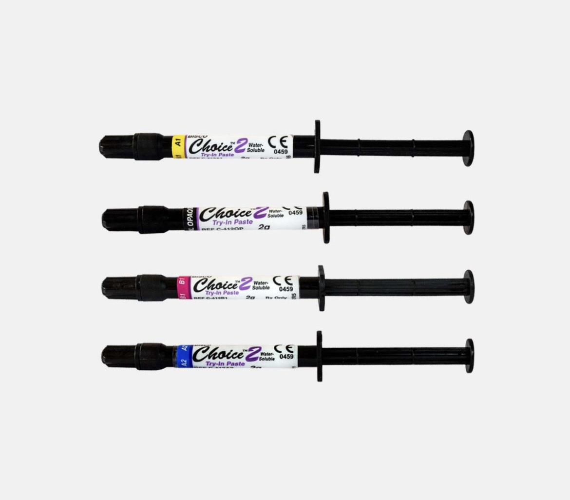 امتحان رنگ سمان TRY-IN PASTE - Bisco