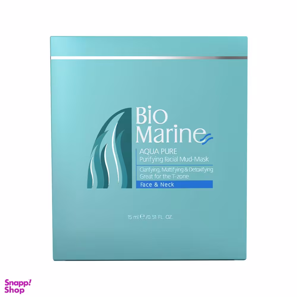 ماسک مات کننده صورت و گردن بایو مارین (Bio Marine) مدل Aqua Repair حجم 15 میلی‌لیتر