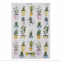 ترنسفر مدل گل وگیاه  ابعاد30 در 40 سانتی متر