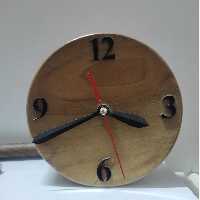 ساعت رومیزی چوبی