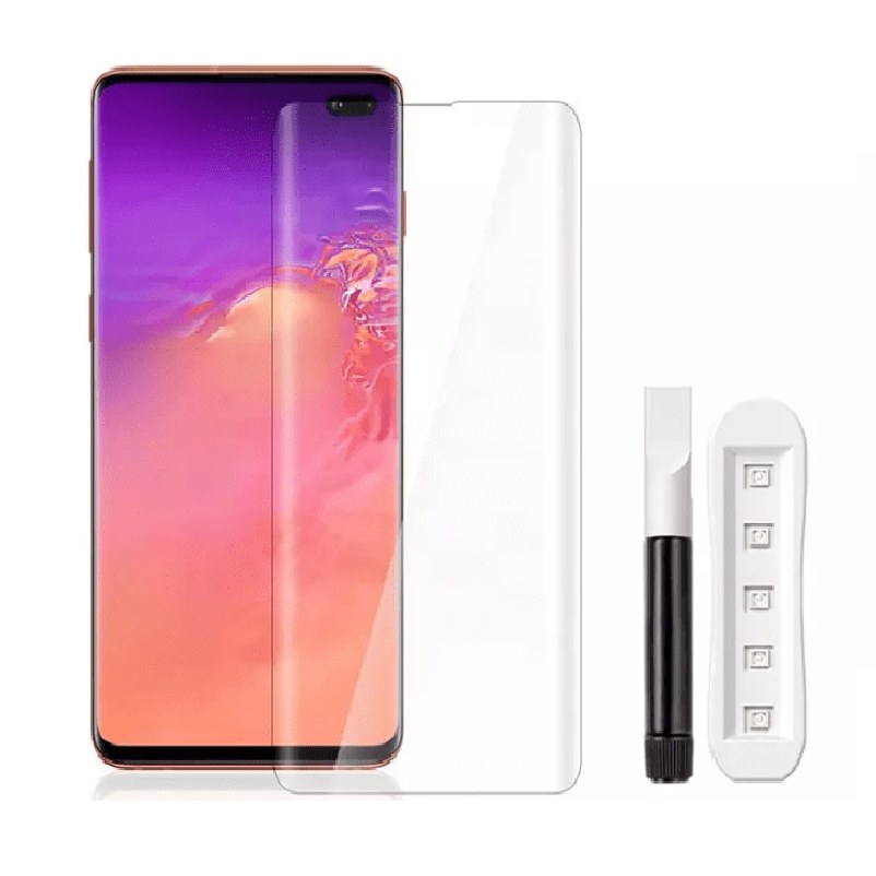 گلس UV مناسب برای گوشی سامسونگ Samsung S10 plus