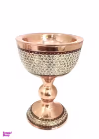 کاسه سنگاب مس و خاتم کادوی ایرانی (Kadoirani)
