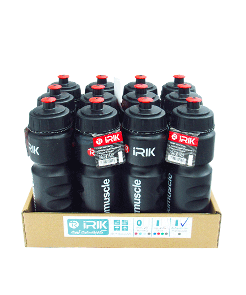 قمقمه پلاستیکی اریک مشکی اسپرت باکس(12عددی)