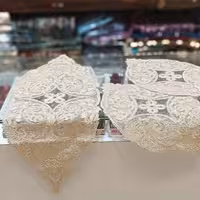 رومیزی دانتل مخمل