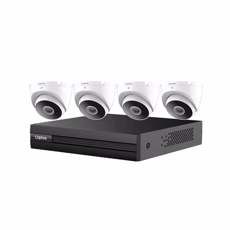 پک دوربین مداربسته کپچر 4 کانال مدل Capture R2-HD4CHKIT