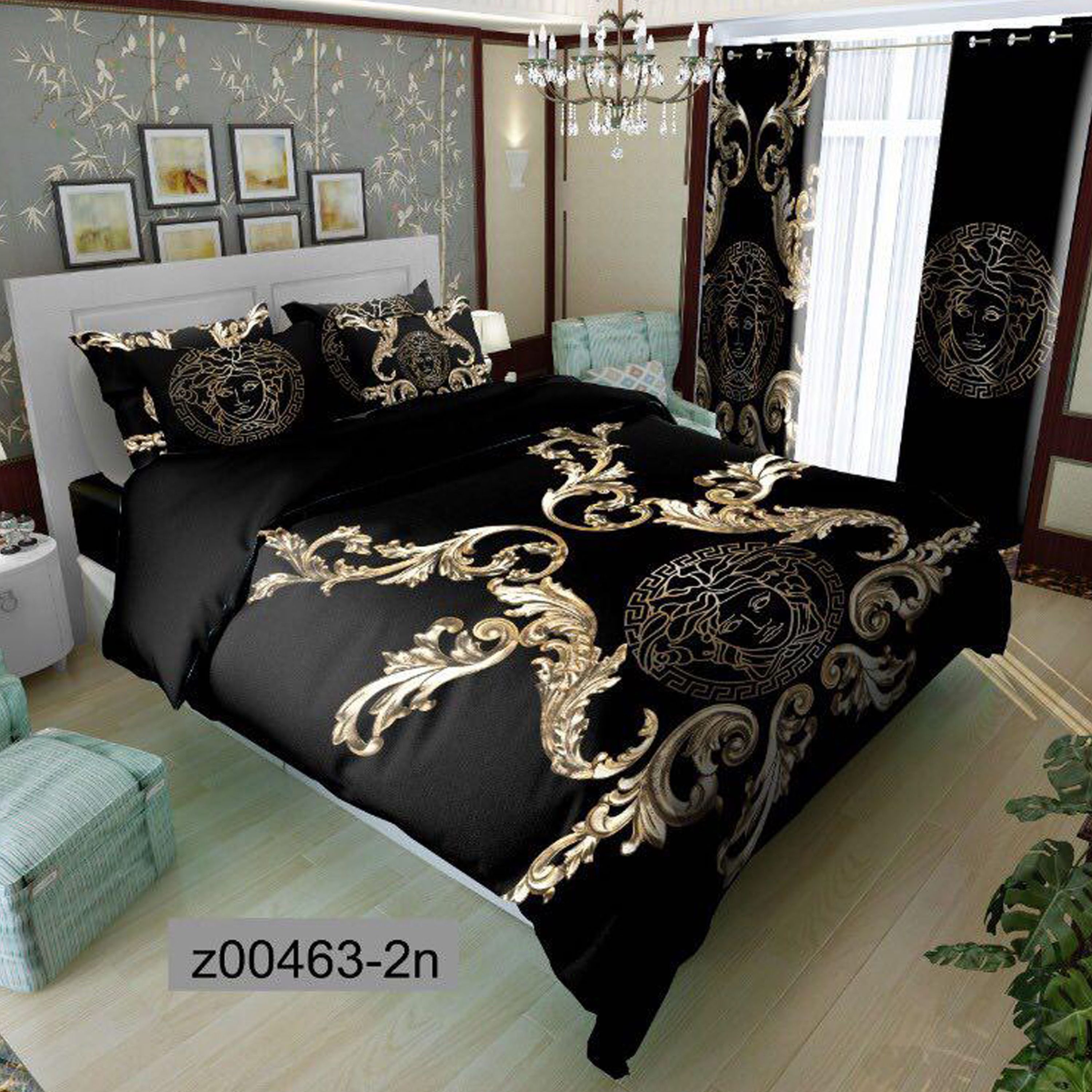 سرویس روتختی 2 نفره تنسل چاپی برندترک لند(Turk Land) z 463