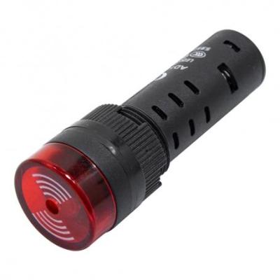 مجموعه 4 عددی چراغ سیگنال بازردار AC220V قرمز گرد مدل AD16-16SM