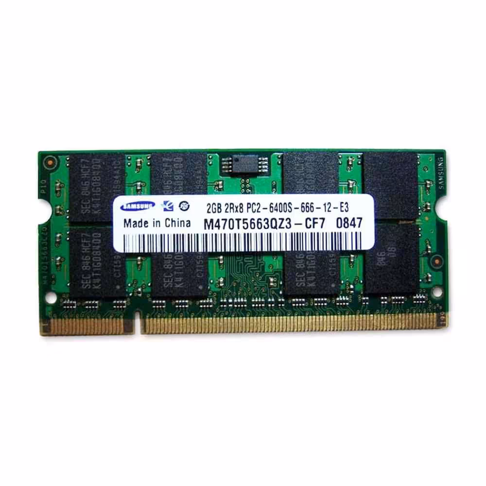 خرید و قیمت رم لپ تاپ سامسونگ مدل Samsung DDR2 800MHz ظرفیت 2 گیگابایت - آسیا لپتاپ