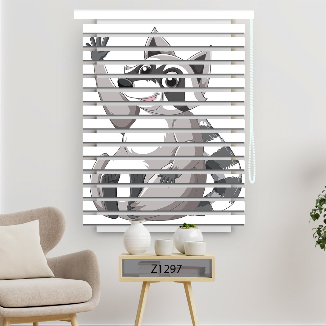 پرده هازان چاپی دو قواره دوخته شده پانچ شده هر قواره عرض 140ارتفاع190کد1297