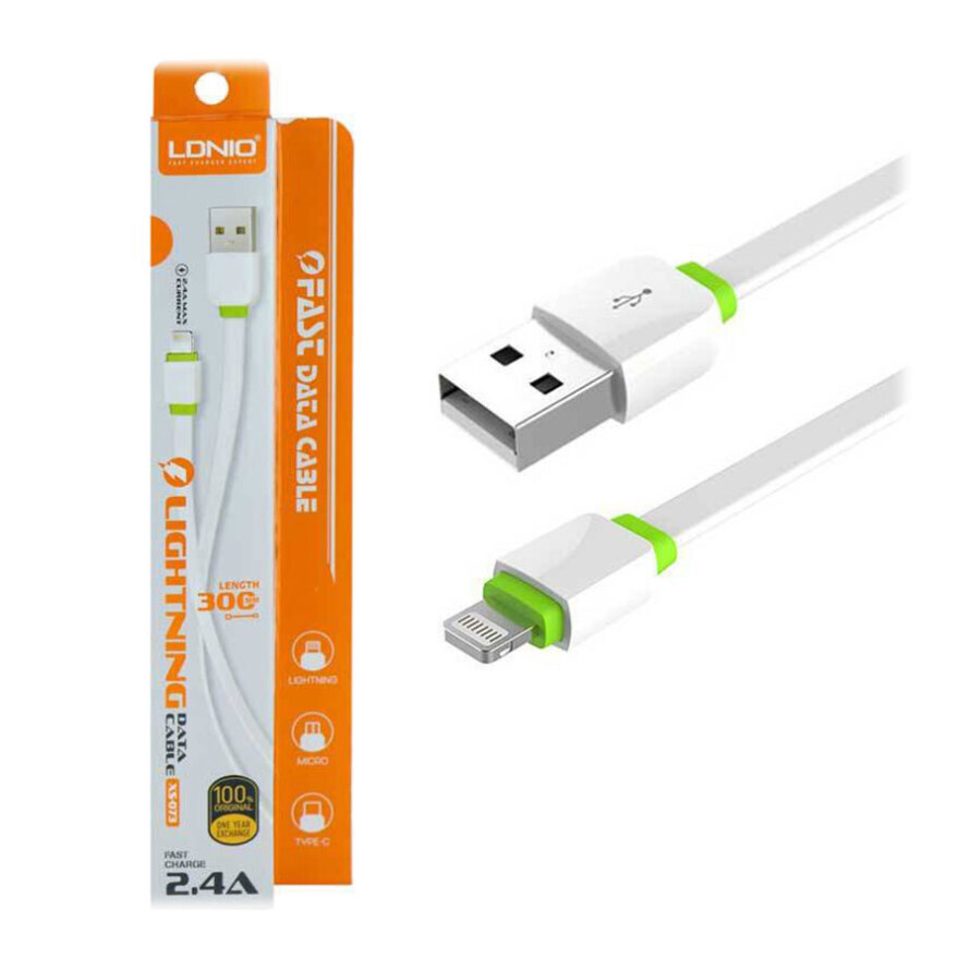 کابل 300 میلی‌متری Lightning الدینیو XS-073