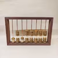 ماکت چرتکه رنگ چوب