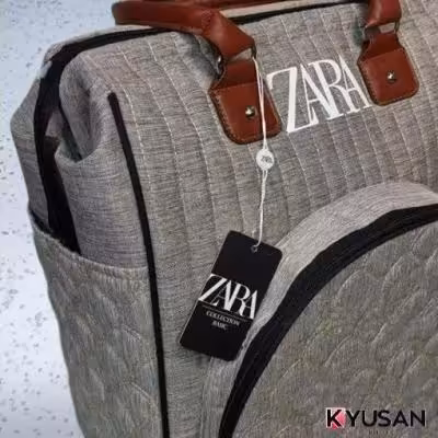 ساک حمل لوازم نوزاد طرح زارا مدل 402 ( کرم خاکی )