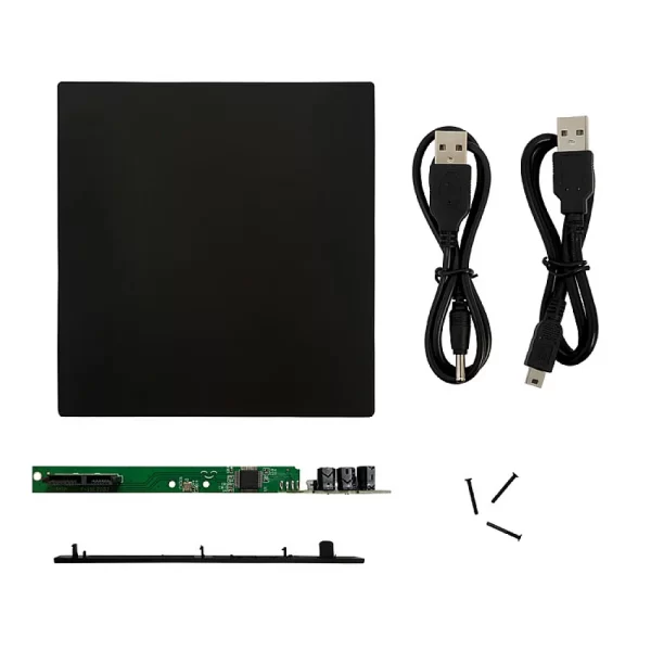باکس دی وی دی اکسترنال لپ تاپ نازک Sata Superslim USB2