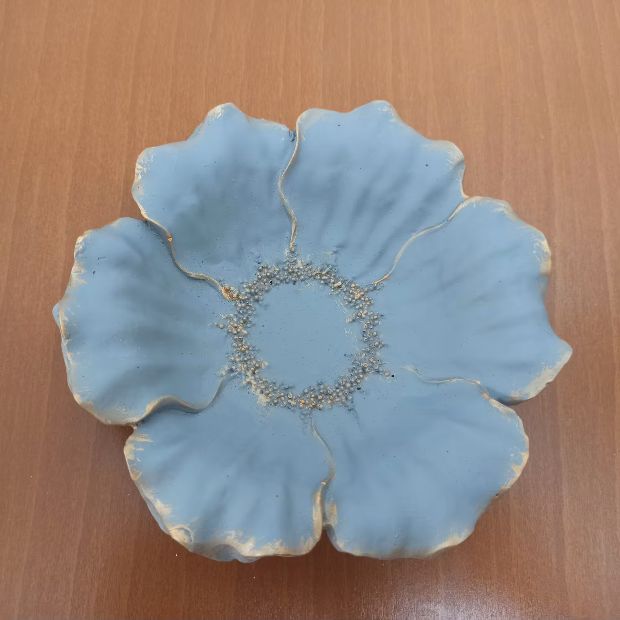 ظرف پذیرایی طرح گل کد 249 طوسی