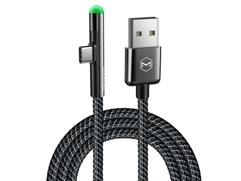 کابل شارژ و انتقال داده تایپ سی مک دودو Mcdodo Type-C 90 Degree Cable 2m CA-639